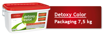 Packaging of paint Detoxy Color